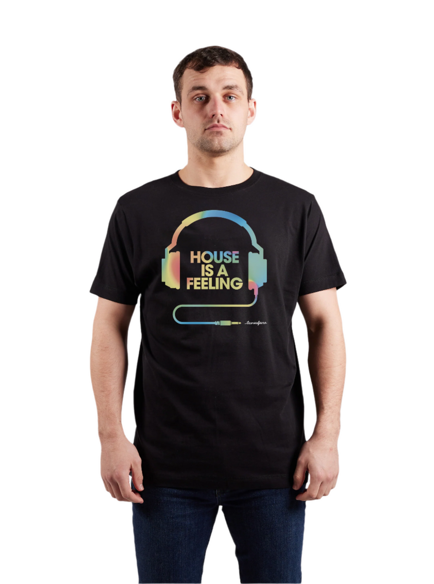 Music Matters House Feeling Tee - Black – Transalpino
