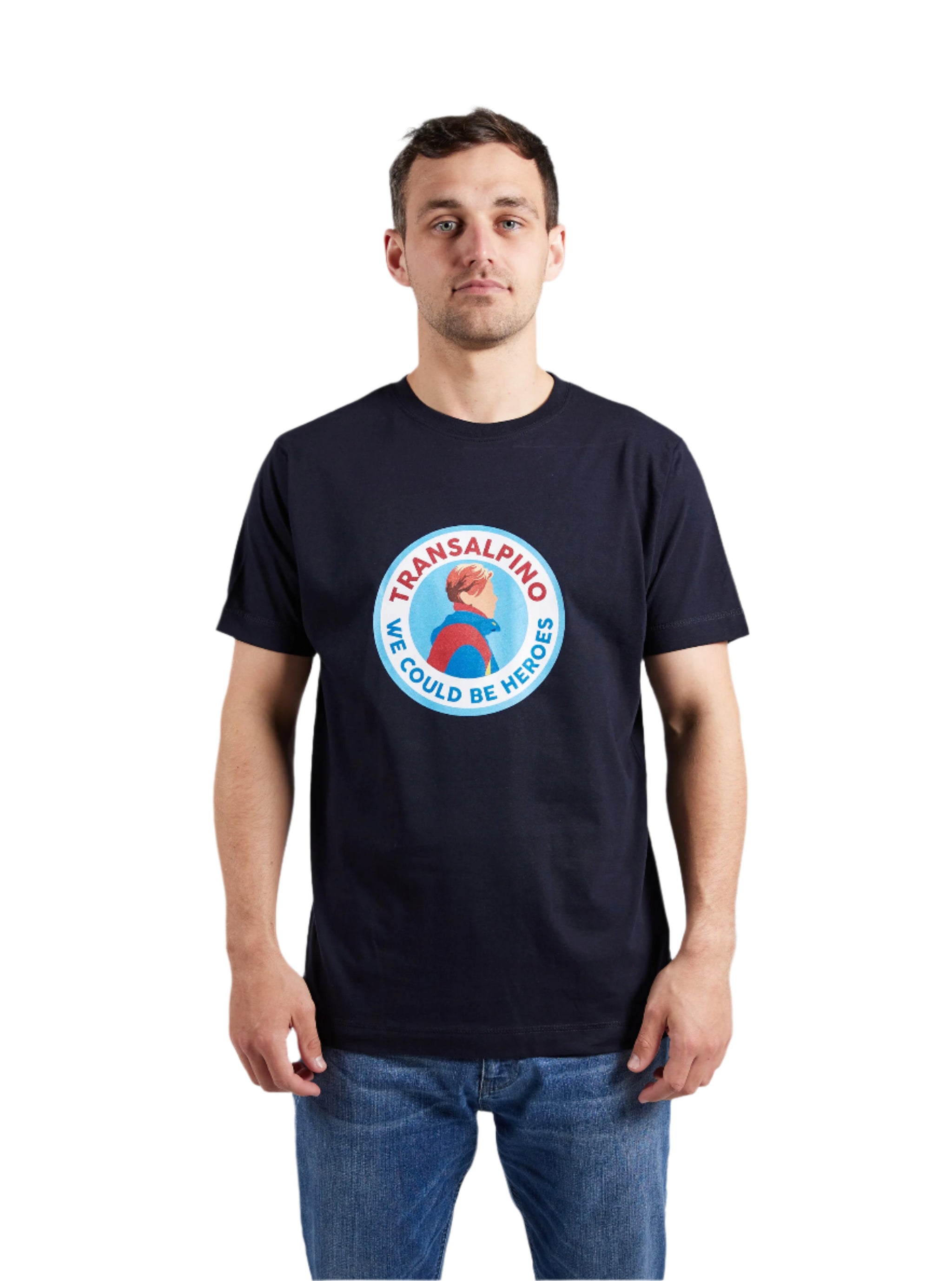 Transalpino Heroes Tee - Navy