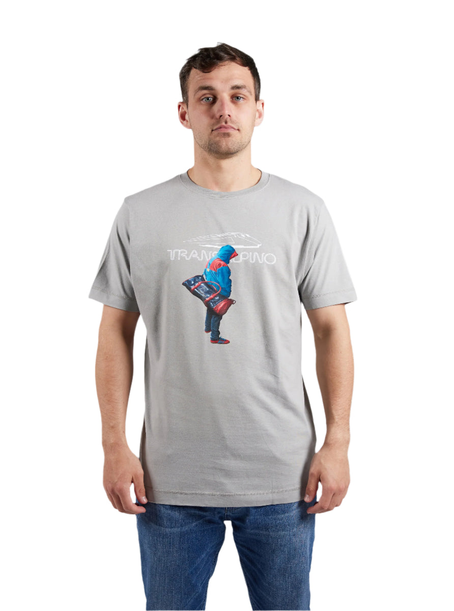 Transalpino Joe Wag Tee - Sport Grey