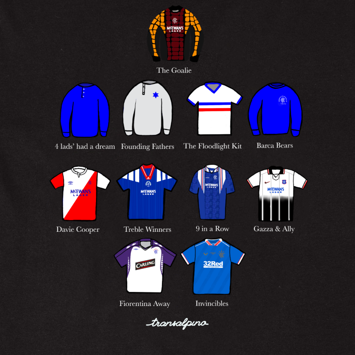 Rangers 2024 football shirt