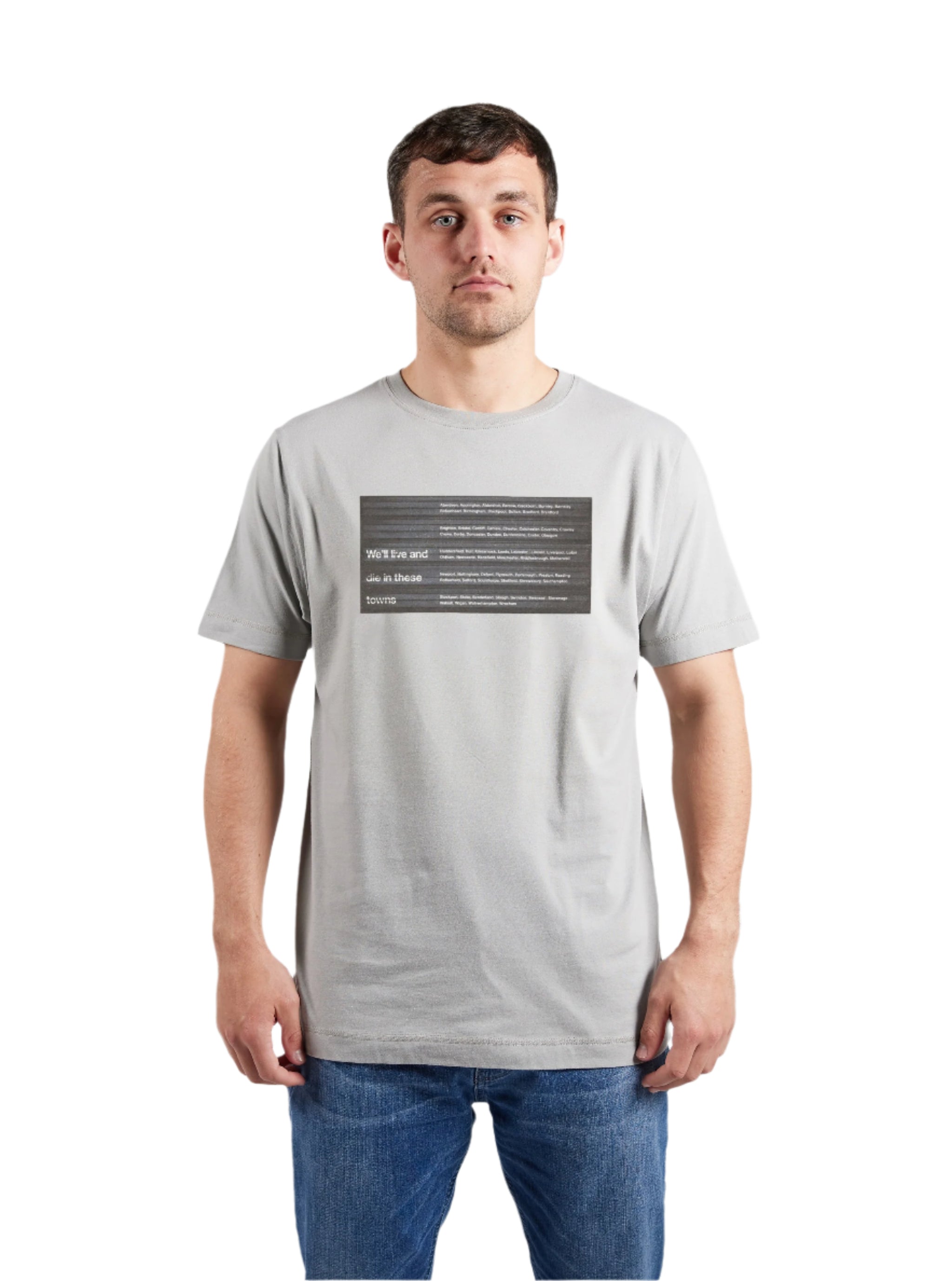 Transalpino These Towns Tee - Sport Grey